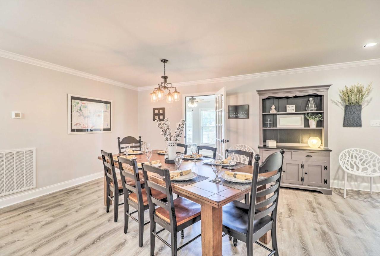 Waterfront Lake Sinclair Home With Boat Dock! Milledgeville Esterno foto